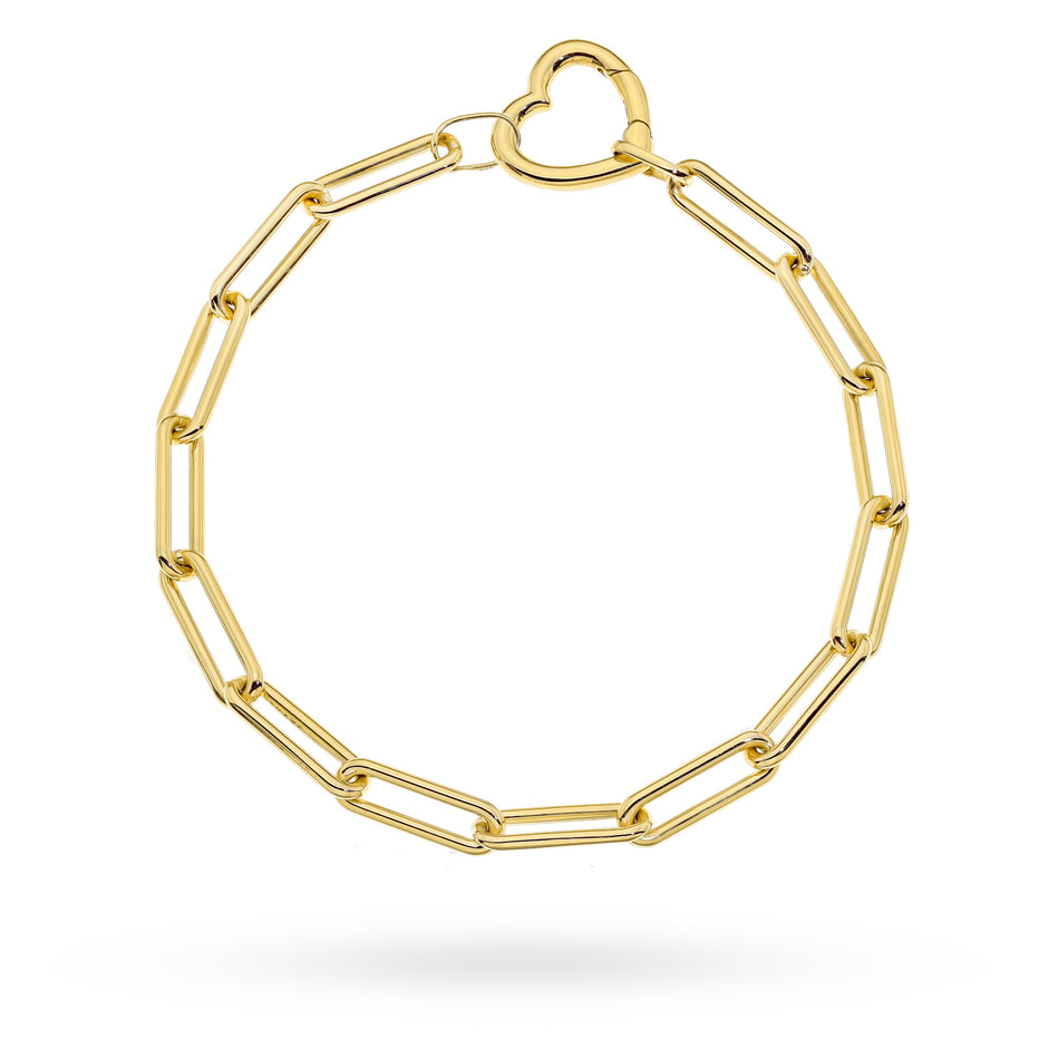 Gold Klassisches Armband mit Herz