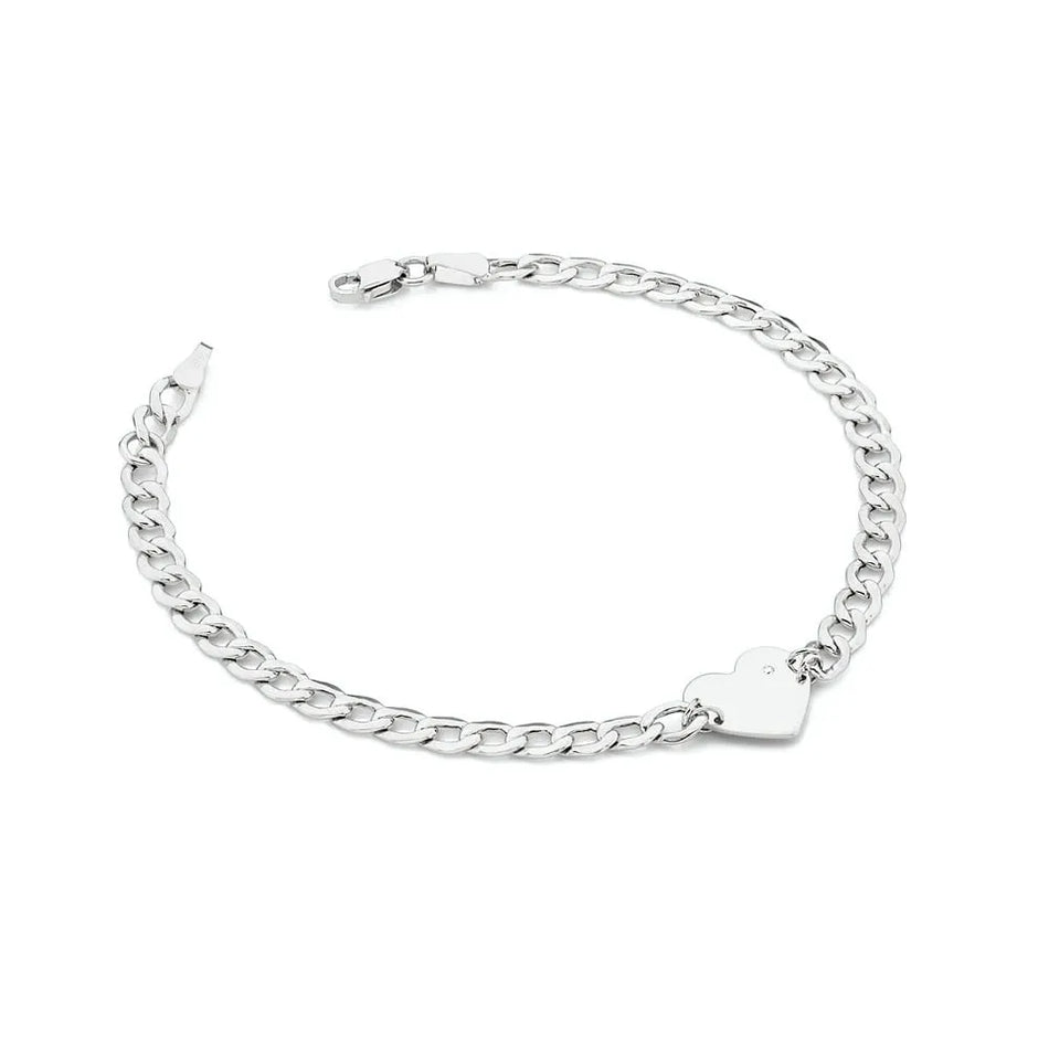 Goldarmband mit 0,005 ct Diamant