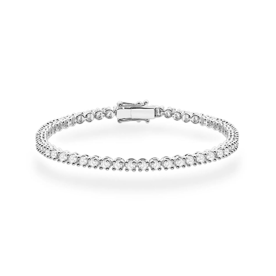 Gold Tennis Bracelet Set with 2.16ct Lab-grown Diamonds