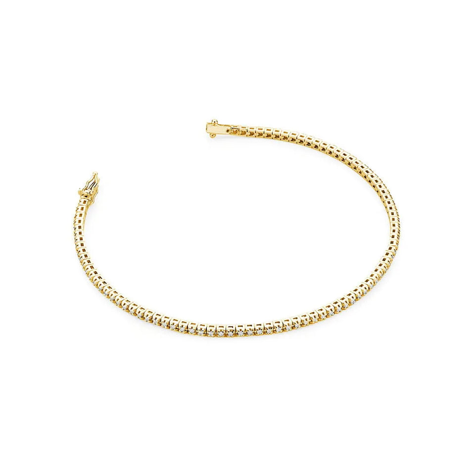 Gold Tennisarmband Set mit 0,45 ct Diamanten