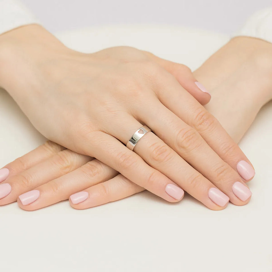 Silber anpassbarer Ring