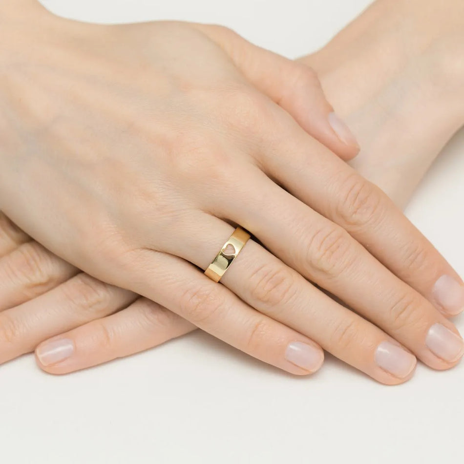 Vergoldeter Silber anpassbarer Ring