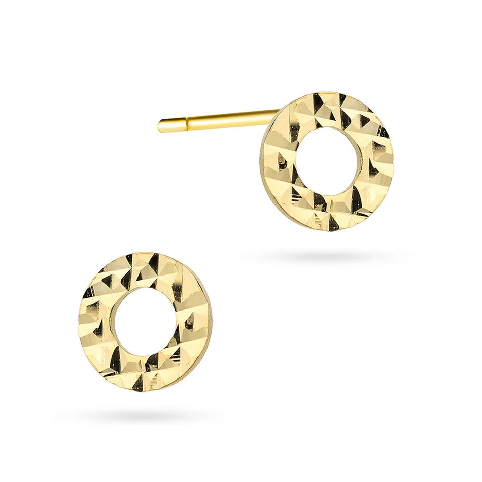 Gold Ohrstecker Ohrringe Ringe