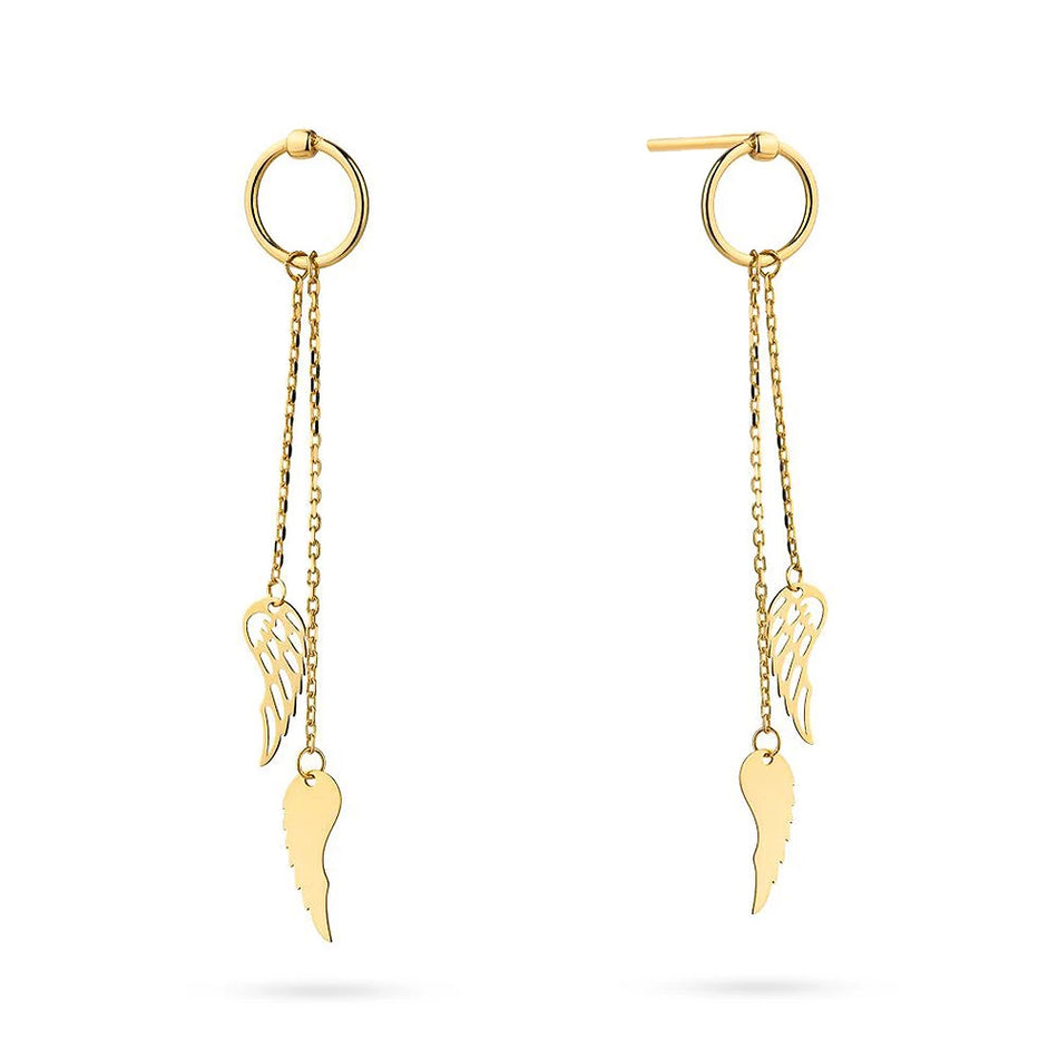 Gold Stud Earrings Boho