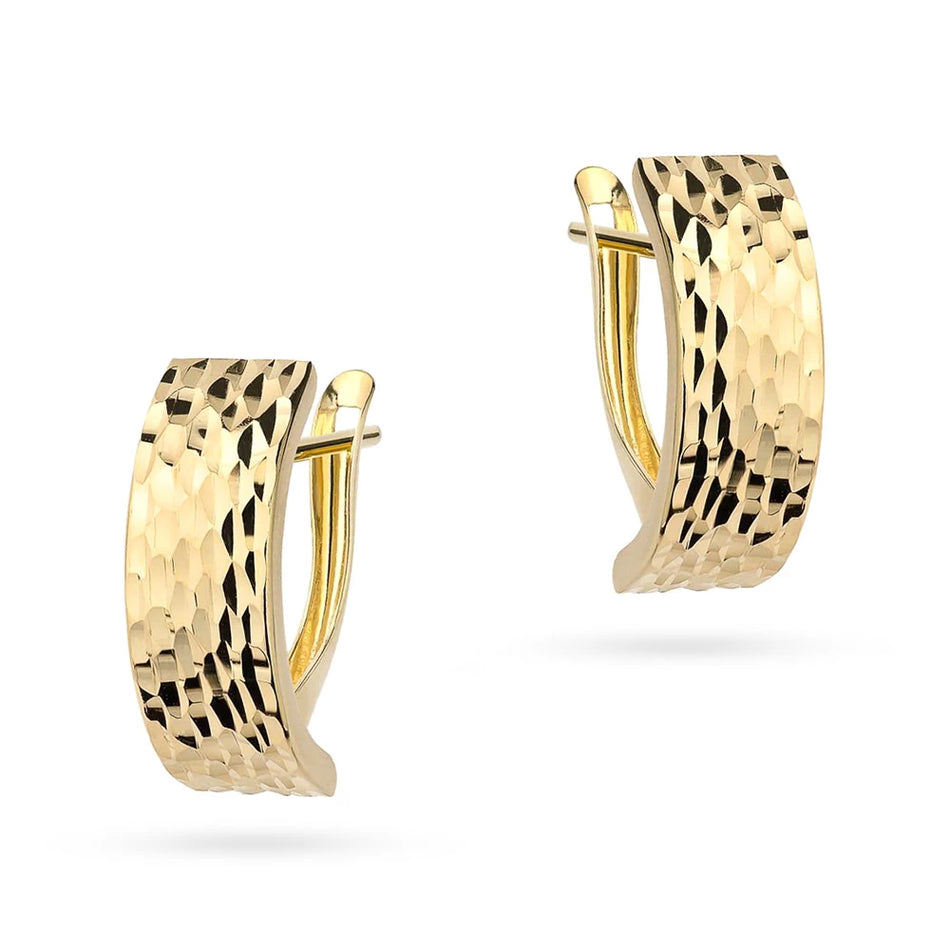 Goldohrringe mit Englisch-Verschluss