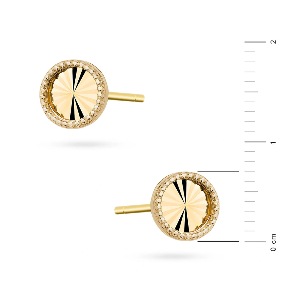 Gold Stud Earrings