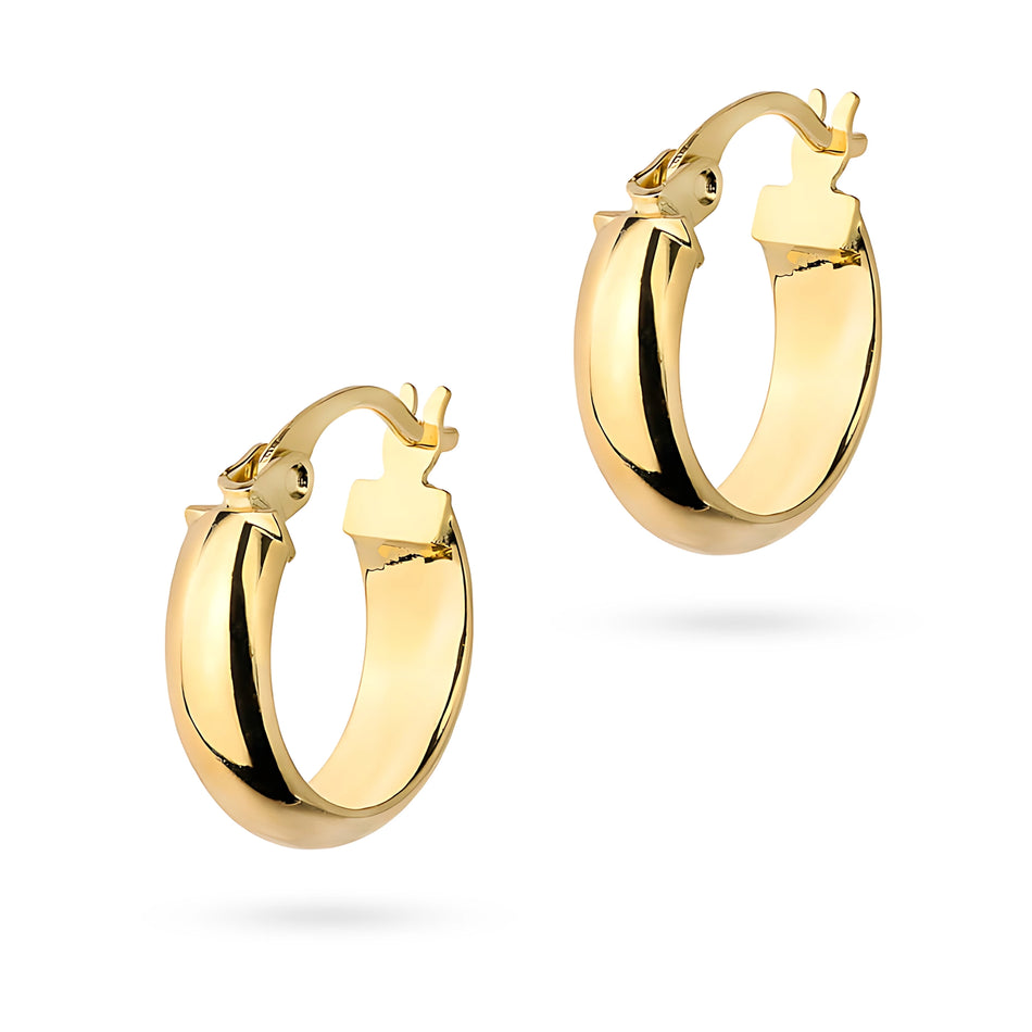 Goldohrringe mit Englisch-Verschluss