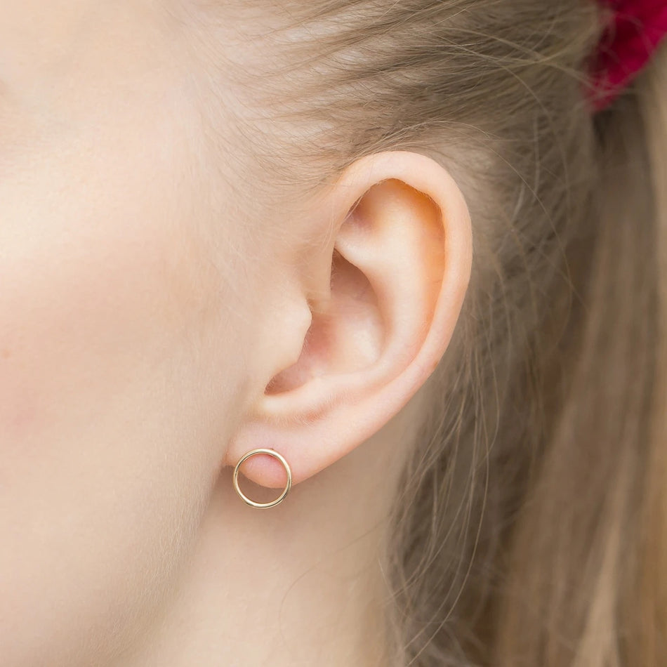 Gold Ohrstecker Minimalistisch
