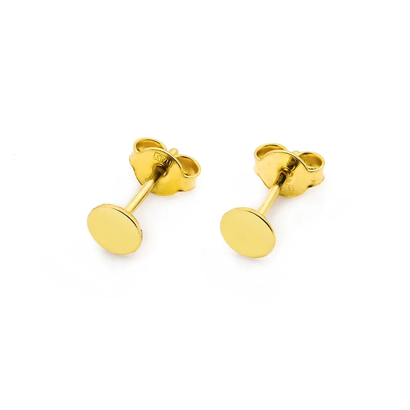 Gold Stud Earrings