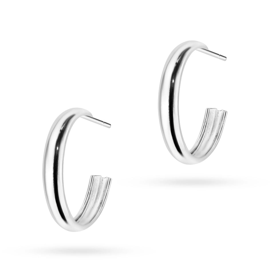 Stříbrný Puzeta Náušnice