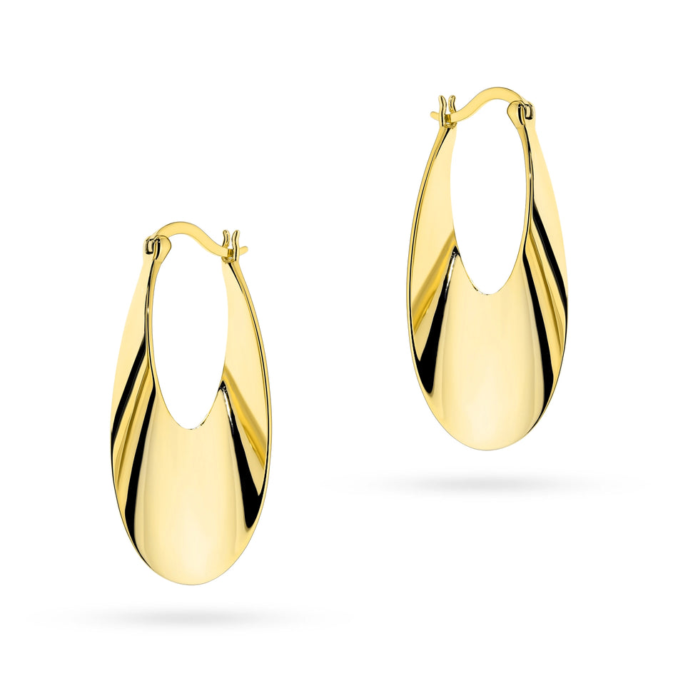 Pozlacené Stříbrné náušnice