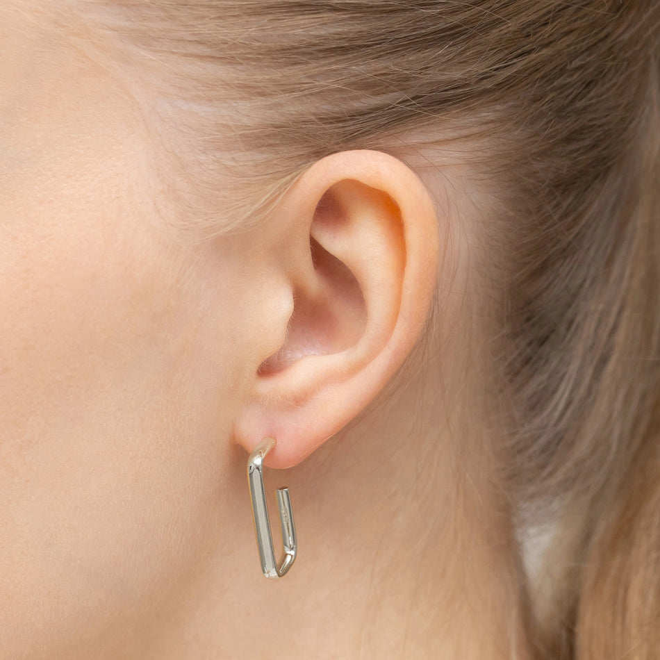 Stříbrný Puzeta Náušnice