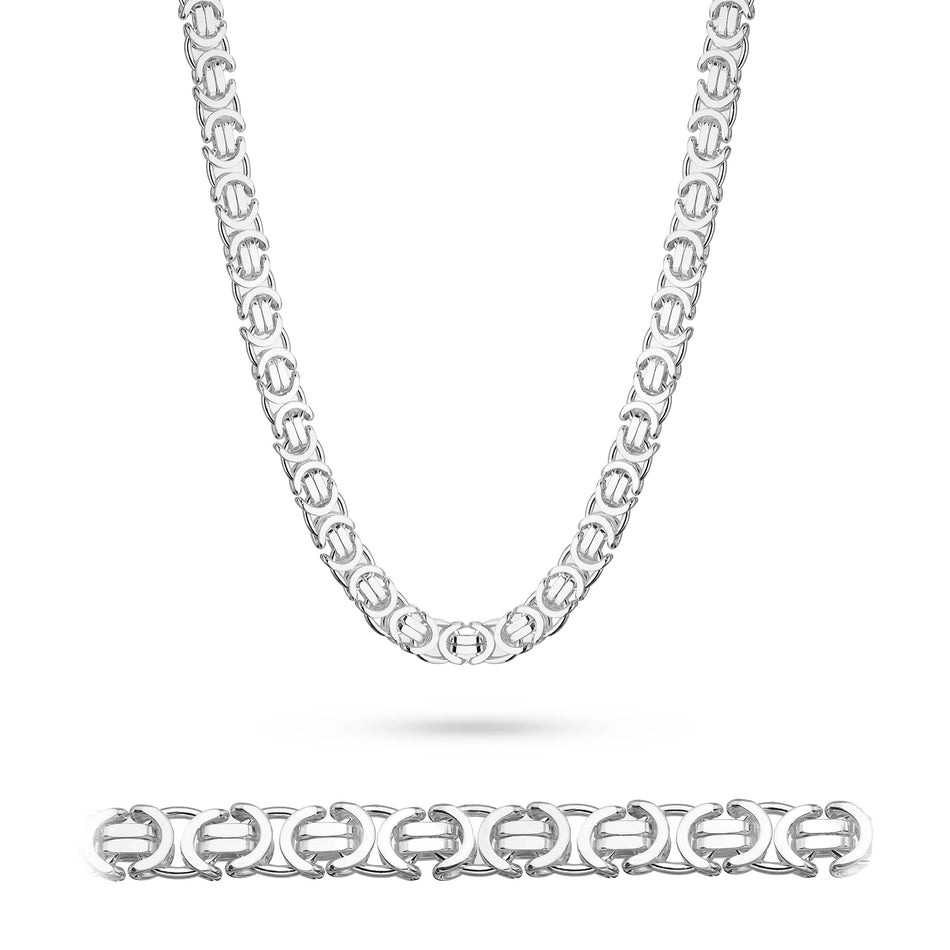 Herren Silber Königskette 6.8mm