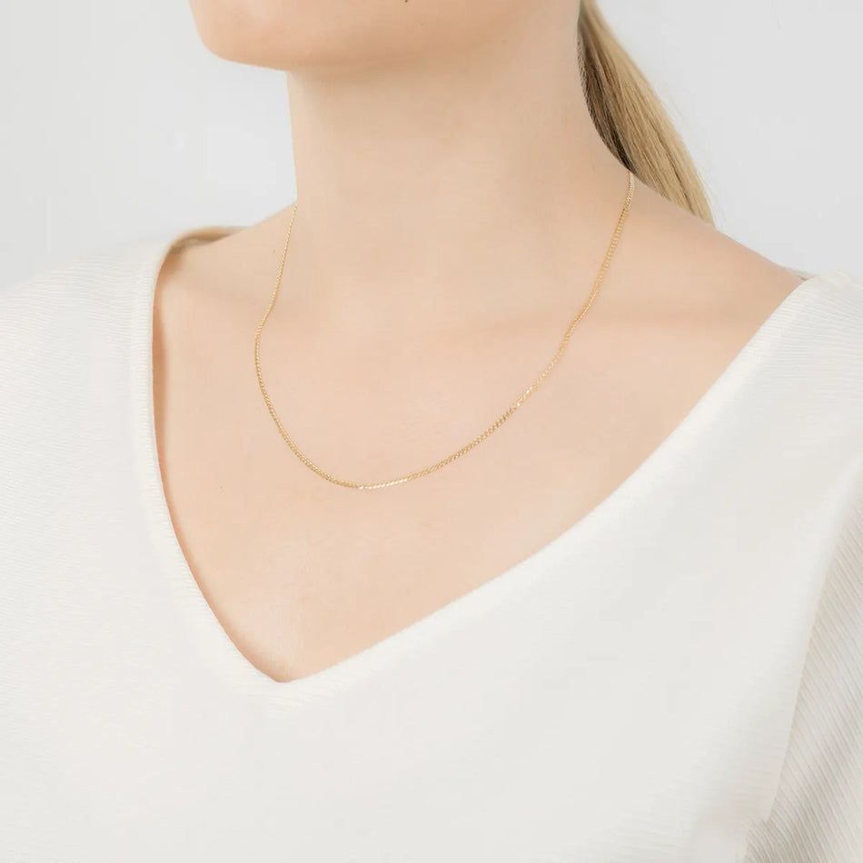 Gold Panzerkette 0,9mm