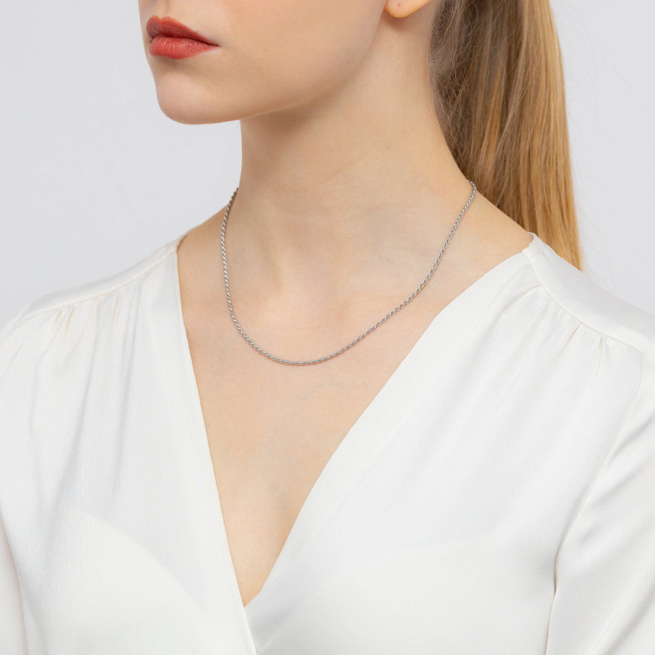 Silber Kordelkette 2.0mm