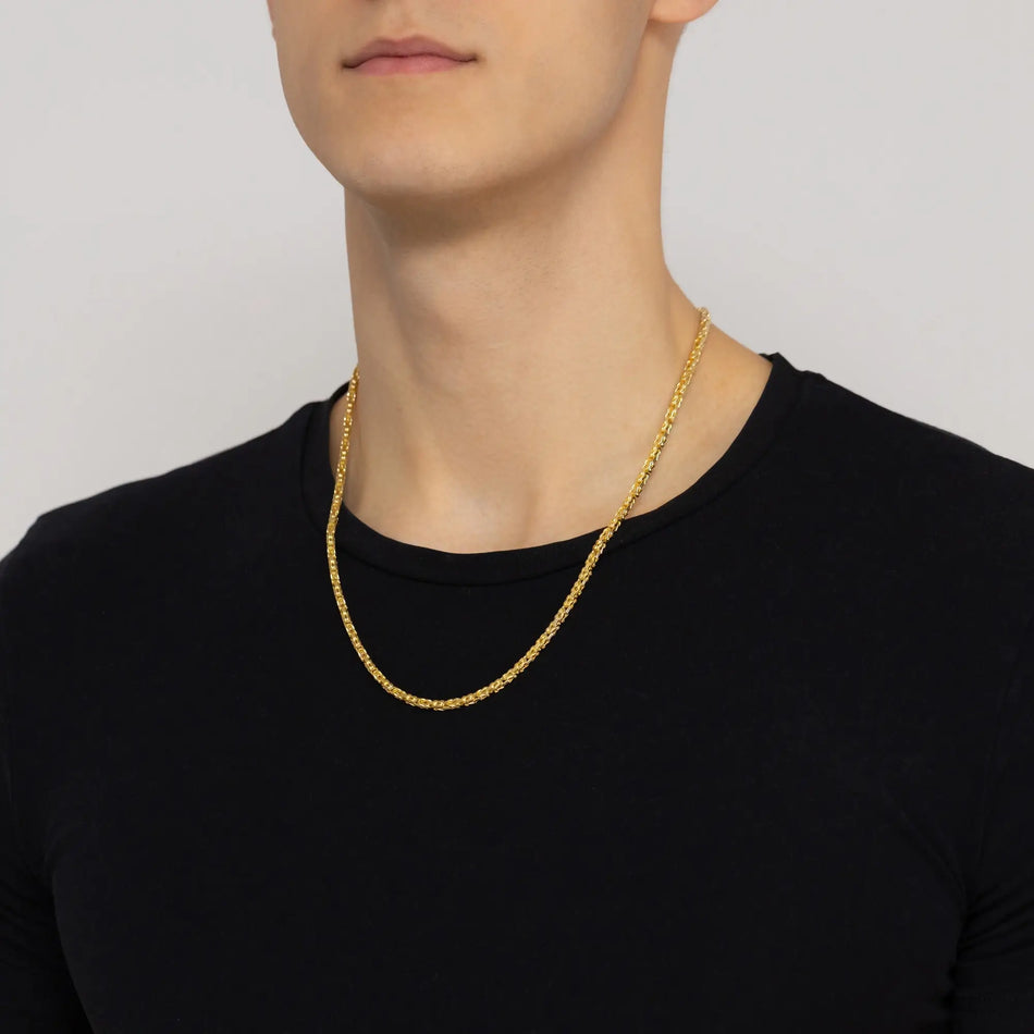 Men's Gold Chain Royal Byzantine 2.9mm