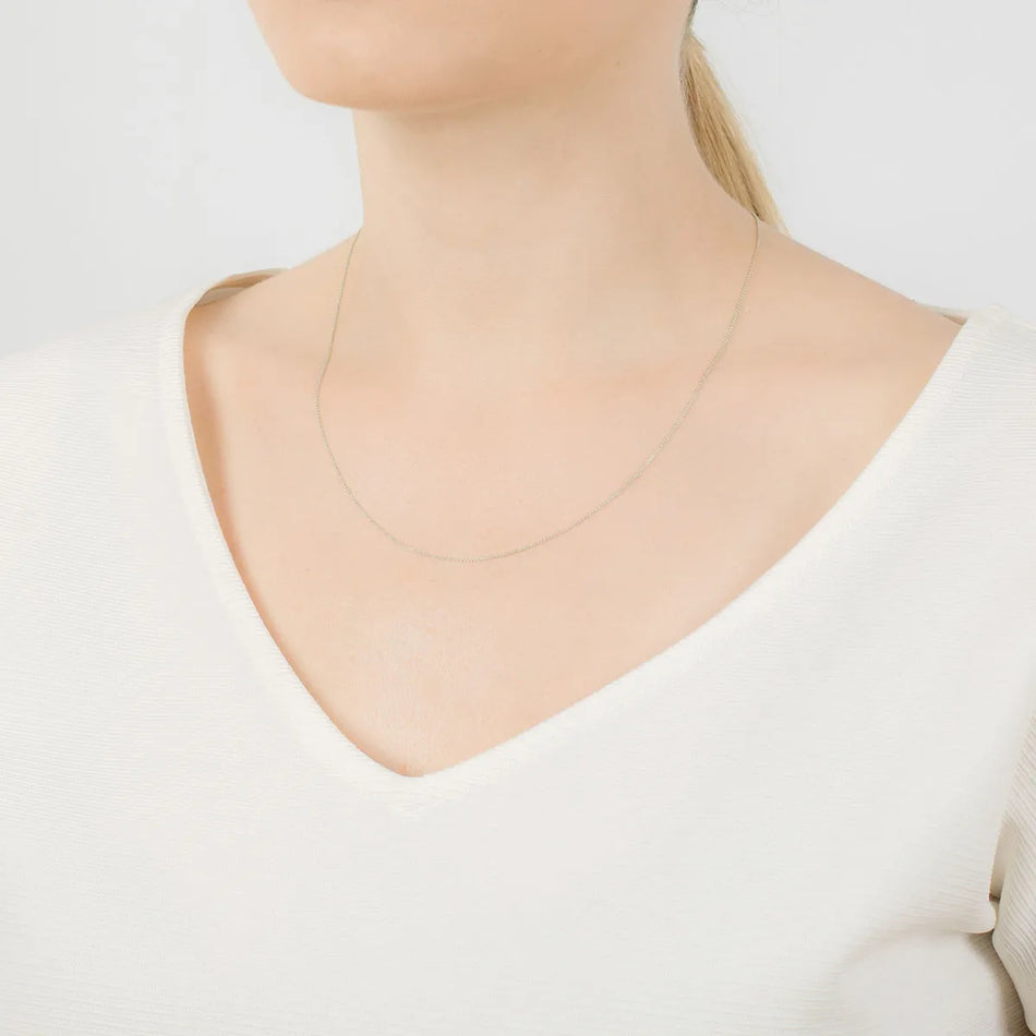 Stříbrný Kotvový řetízek 0.8mm