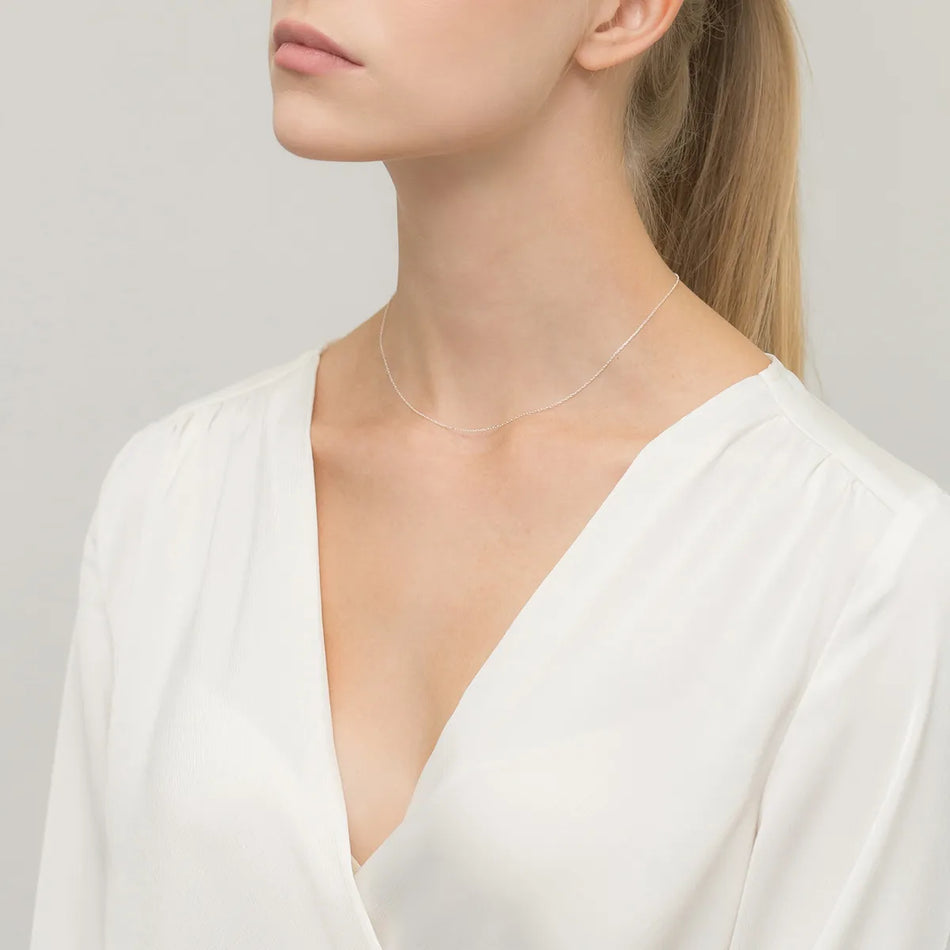 Stříbrný Kotvový řetízek 1.0mm