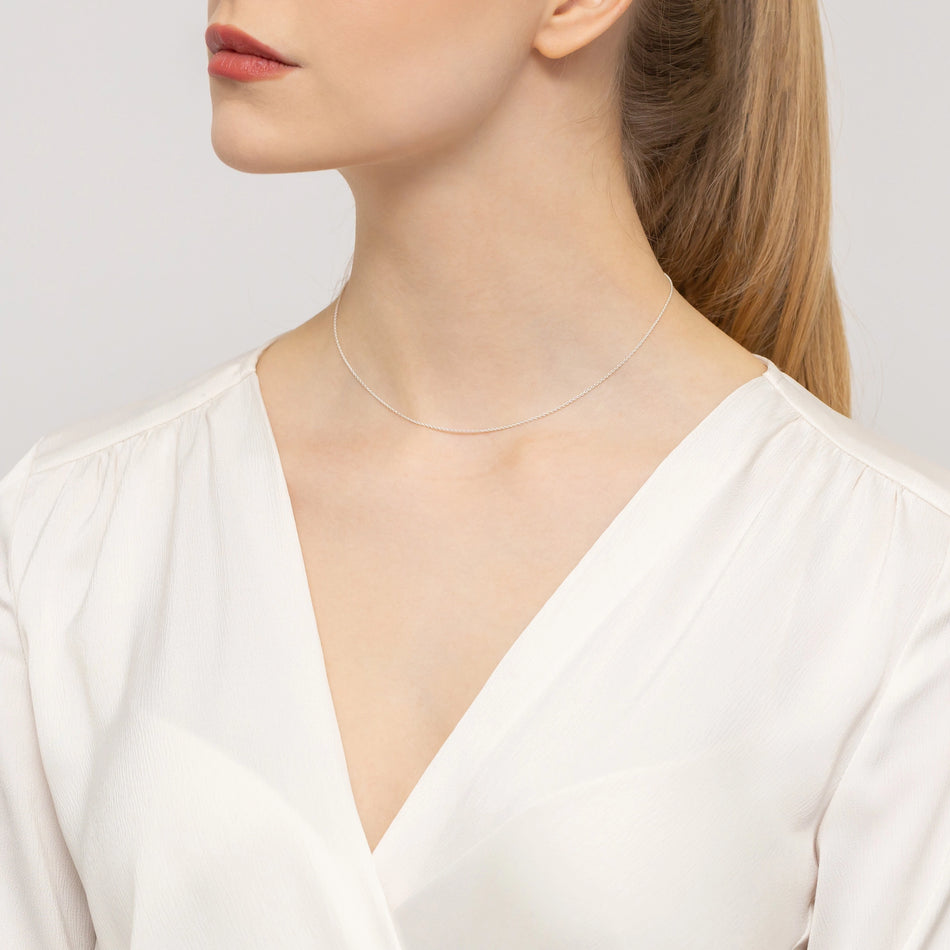 Stříbrný Rolo řetízek 1.1mm