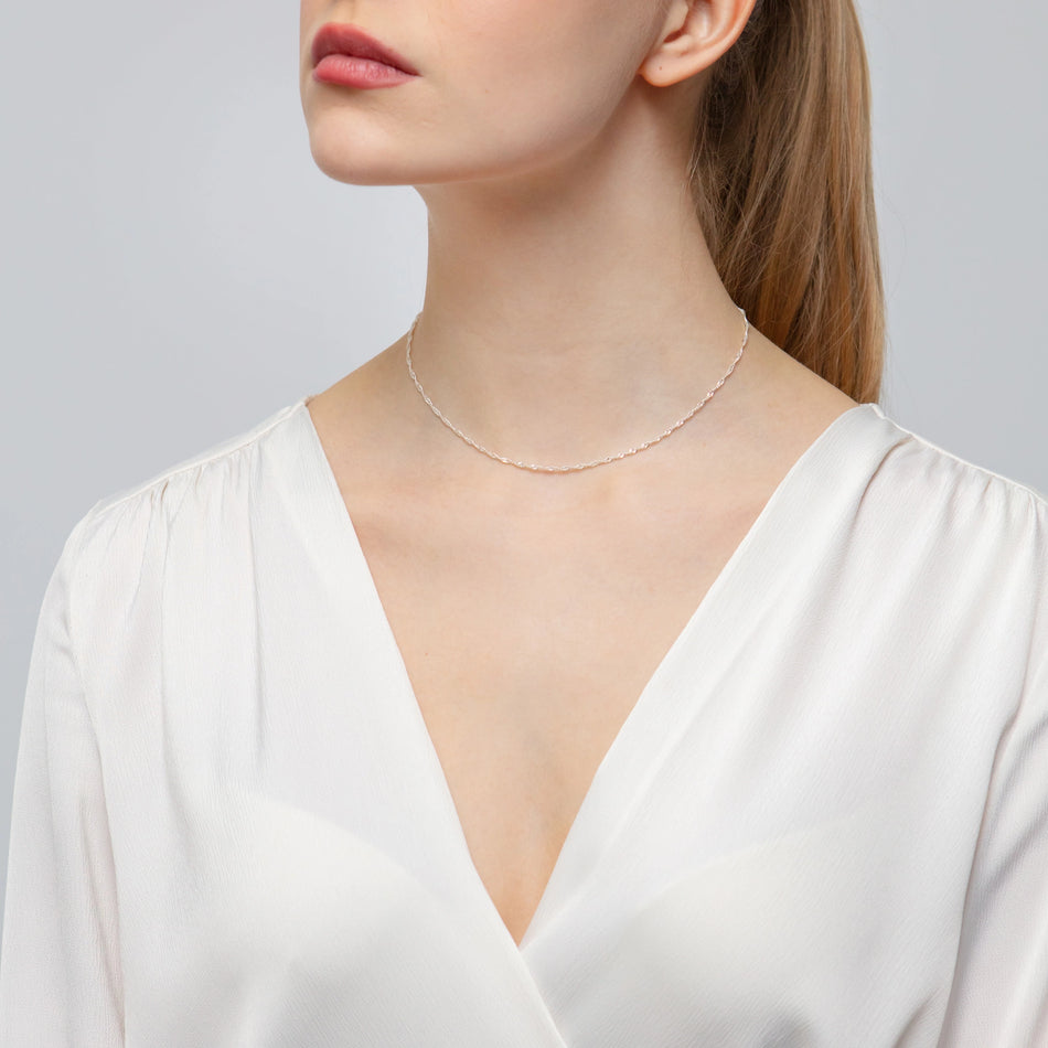 Stříbrný Řetízek Singapur 1.8mm