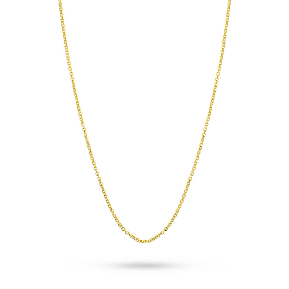 Gold Rundankerkette 1.0mm