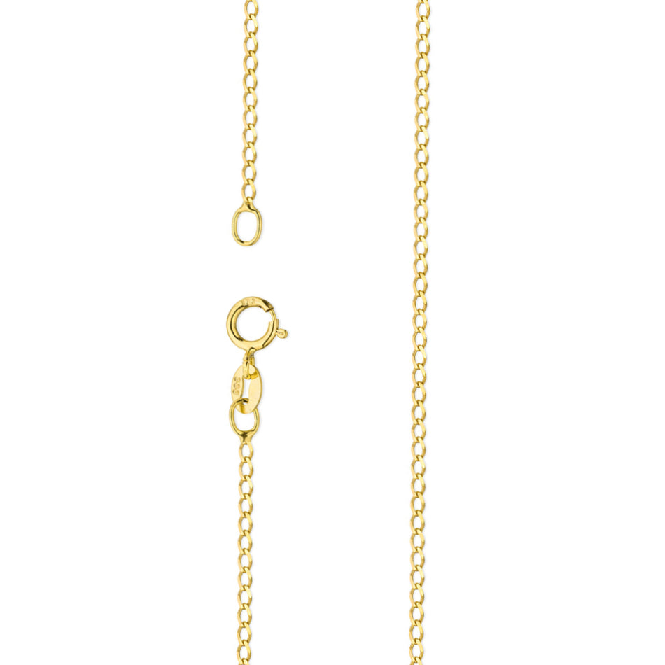 Gold Diamantschliff Panzerkette 1,5mm