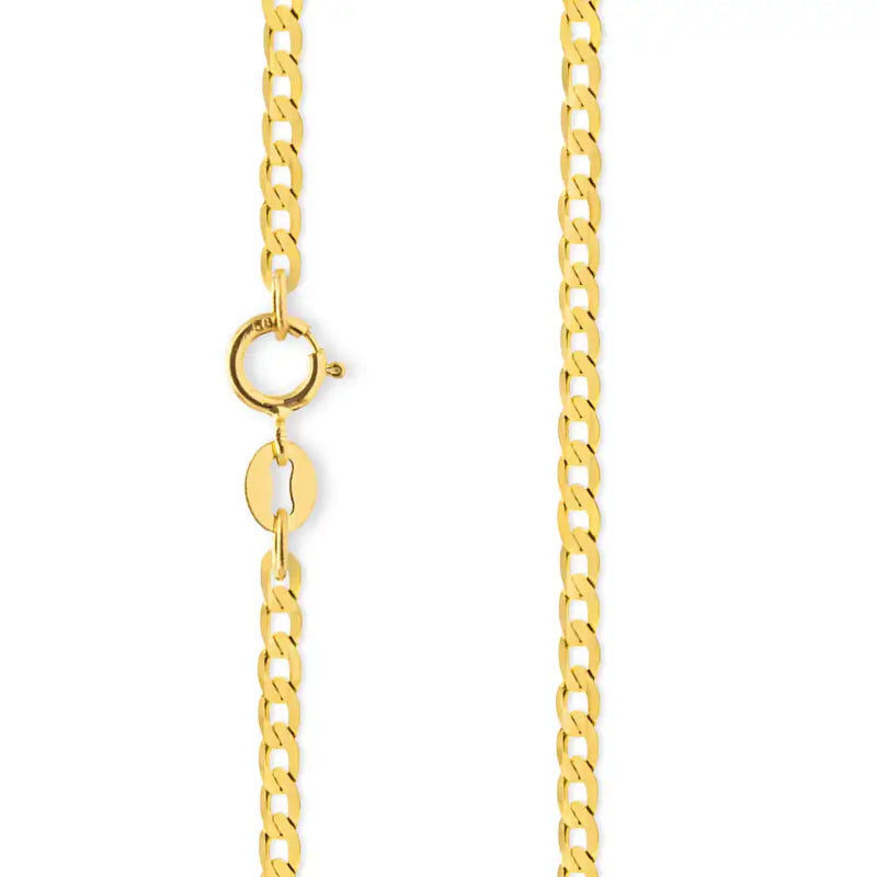 Pánský zlatý diamantový řez Pancrový řetízek 1.5mm