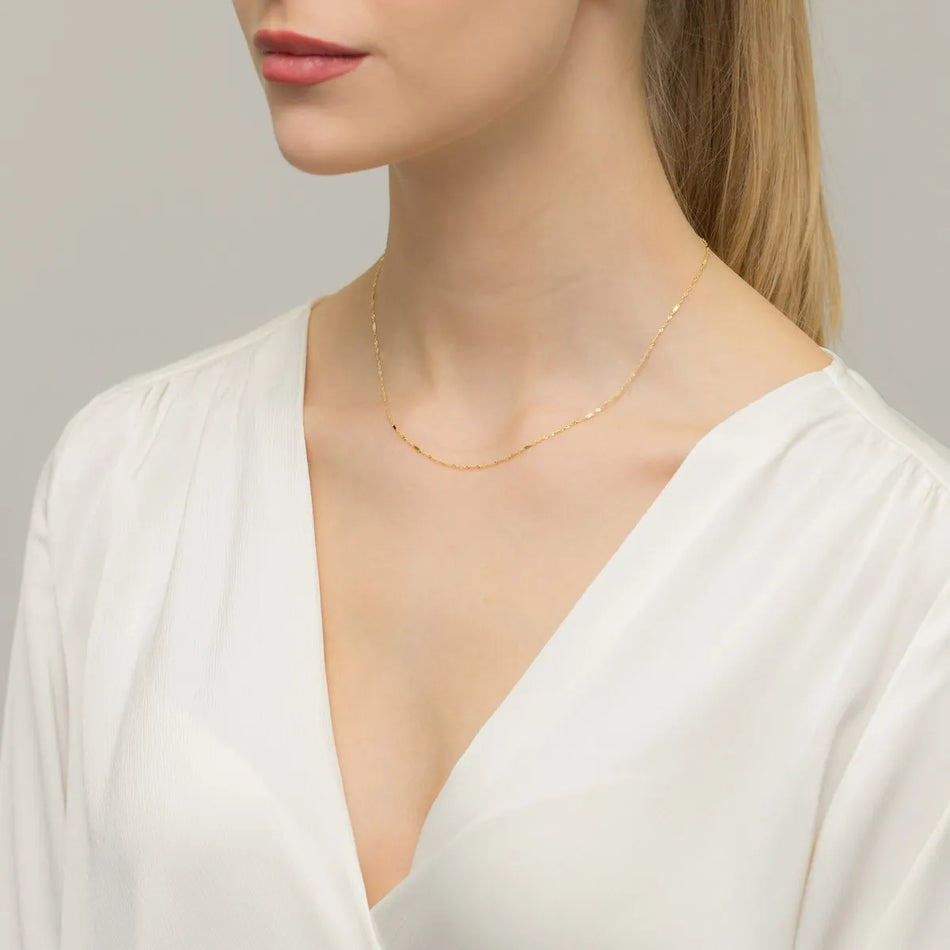 Gold Singapurkette 1.2mm