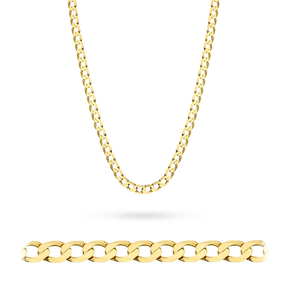 Men's Heavy Gold Curb Chain 6,4mm