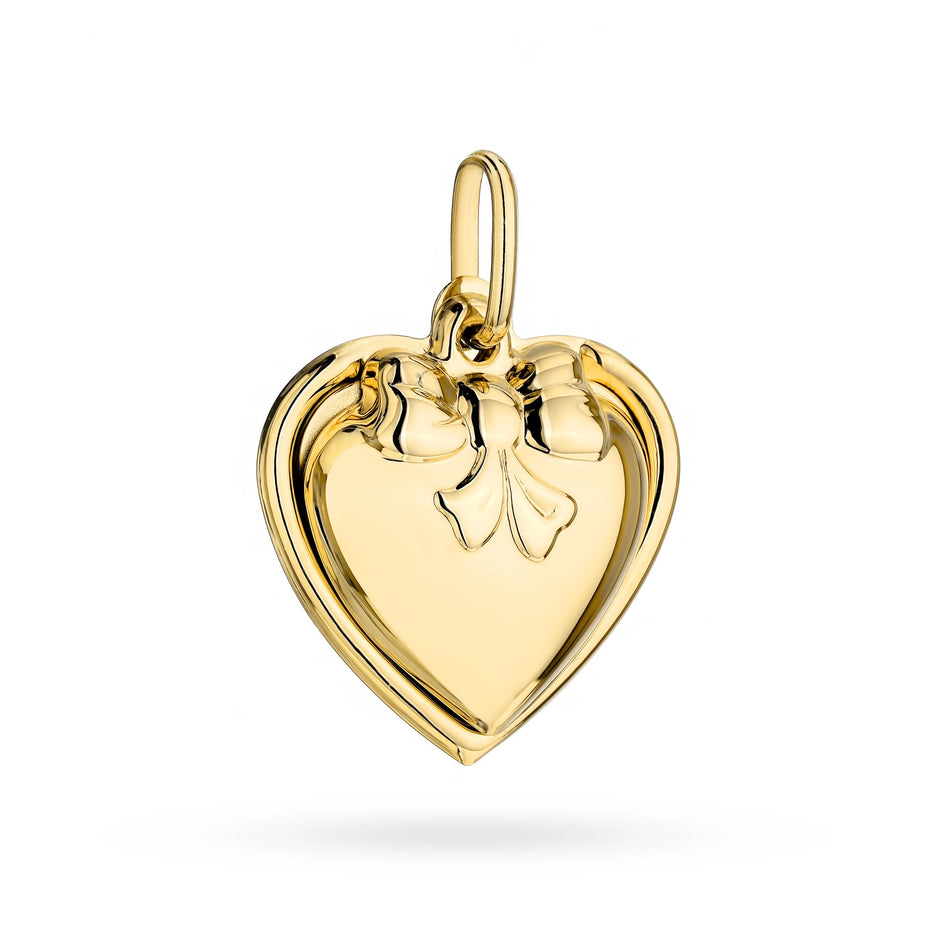 Gold Jungfrau Maria Medaillon Anhänger