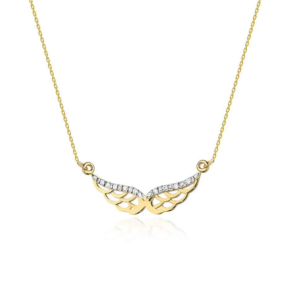 Goldkette mit 0,03 ct Diamanten