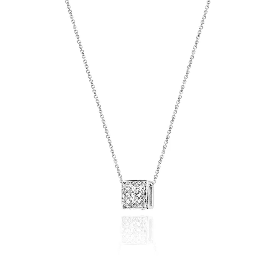 Goldkette mit 0,08 ct Diamanten