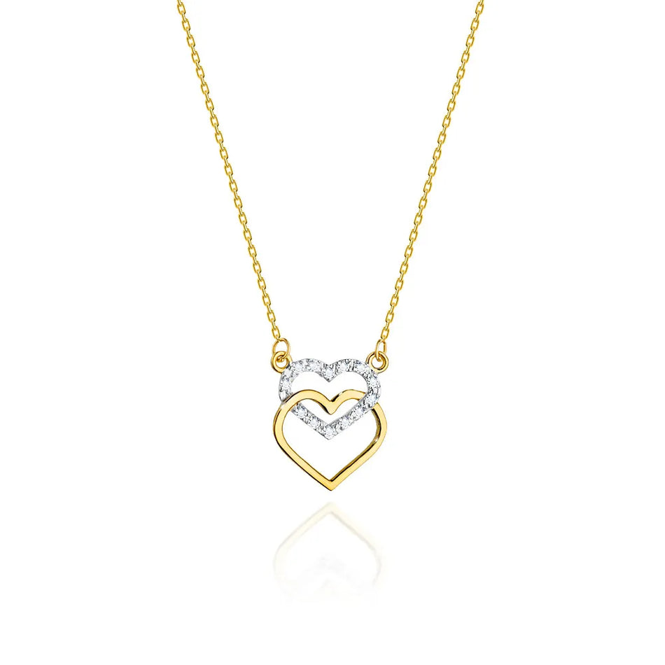 Goldkette mit 0,065 ct Diamanten