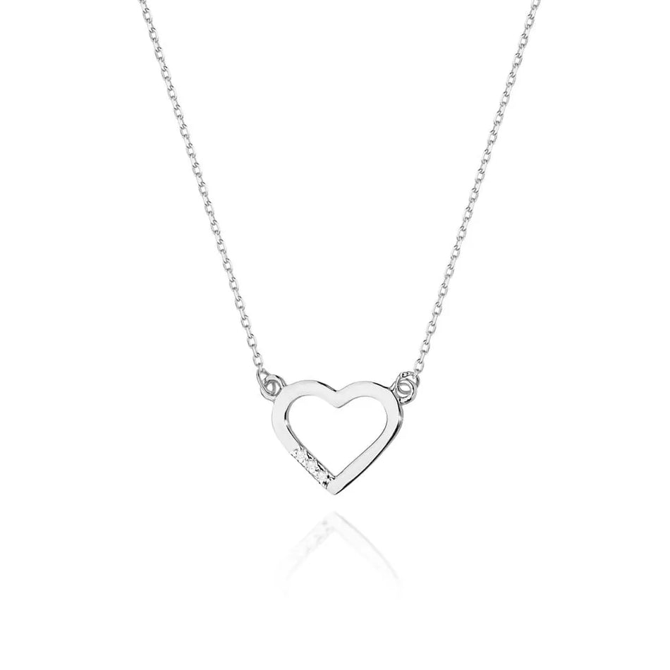 Zlatý náhrdelník s diamanty 0,015 ct