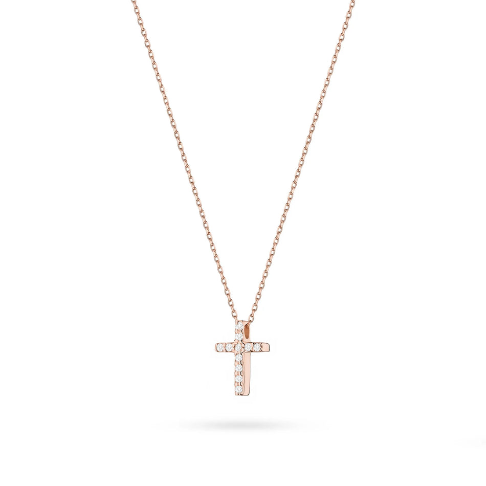 Goldkette mit 0,055 ct Diamanten