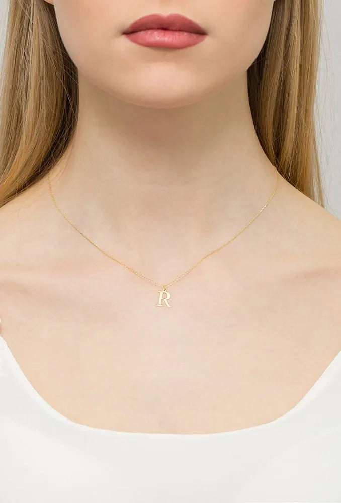 Goldkette mit 0,005ct Diamant Brief R