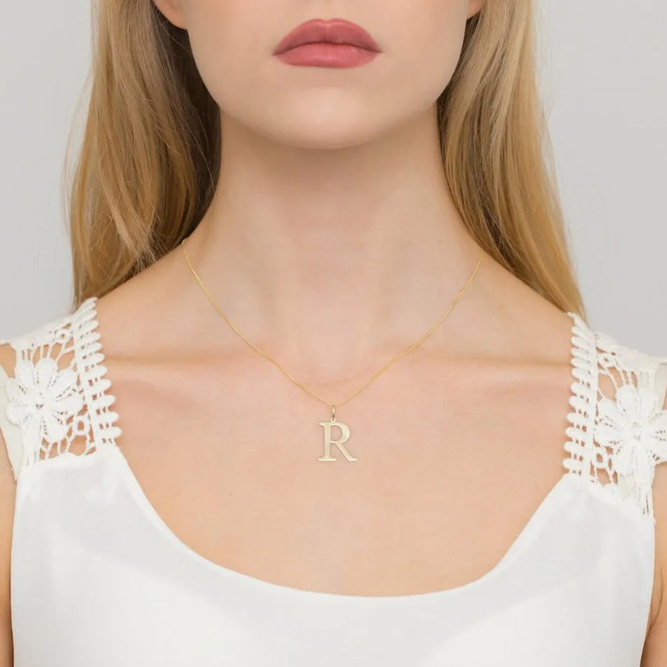 Goldkette mit 0,005ct Diamant Brief R