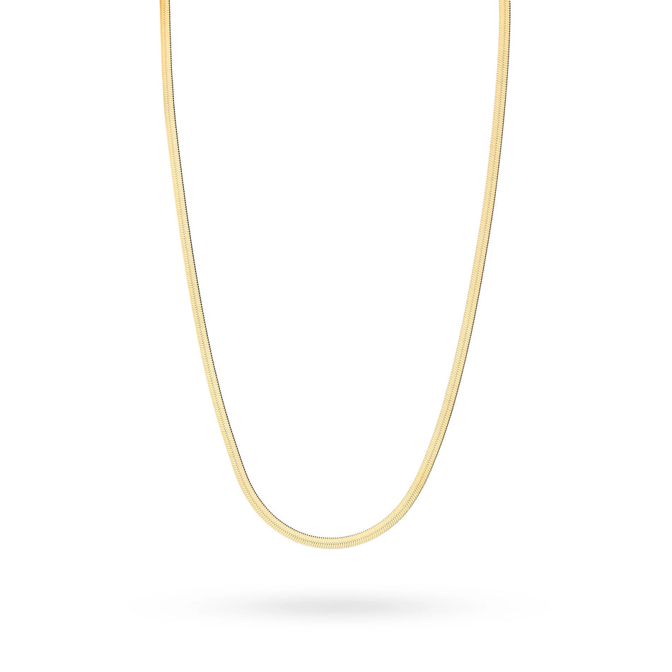 Gold-plated Silver Necklace Snake Chain