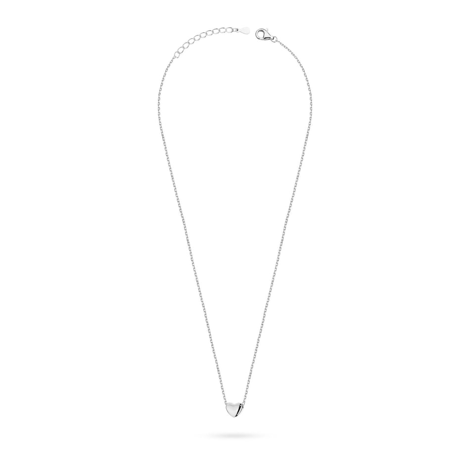 Stříbrný náhrdelník srdce