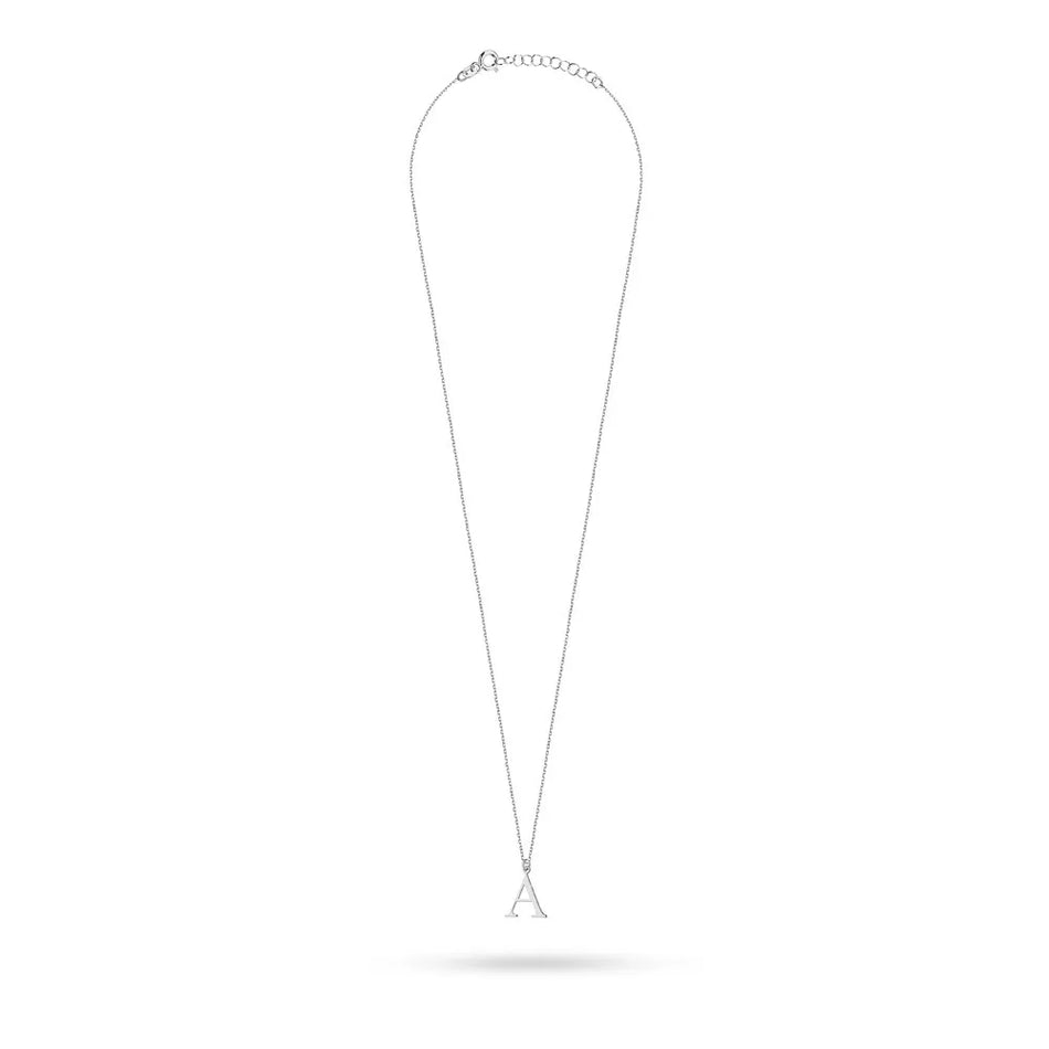 Stříbrný náhrdelník Písmeno A
