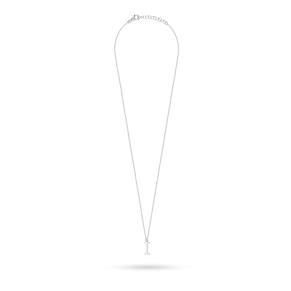 Stříbrný náhrdelník Písmeno I