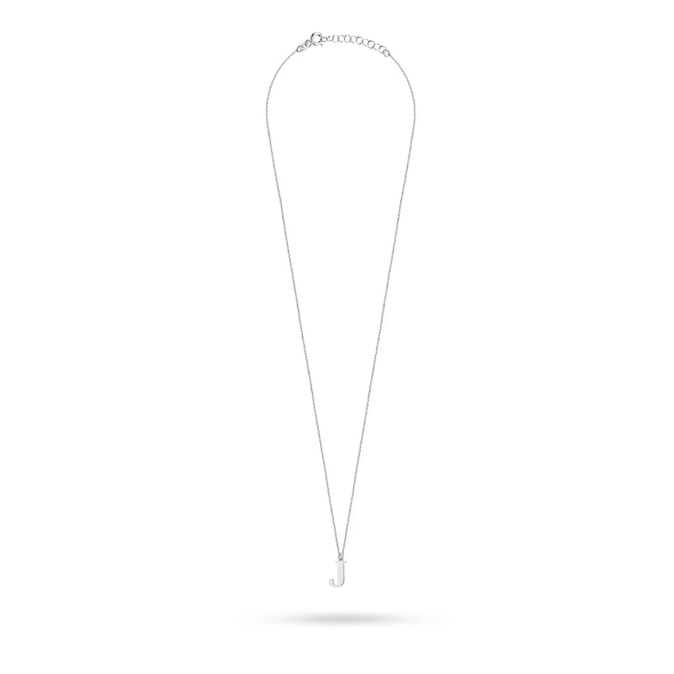 Stříbrný náhrdelník Písmeno J