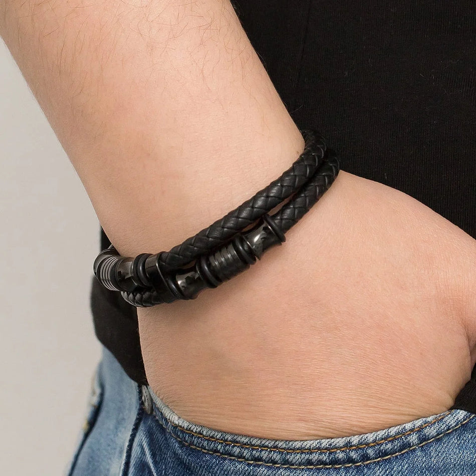 Herren Leder Armband