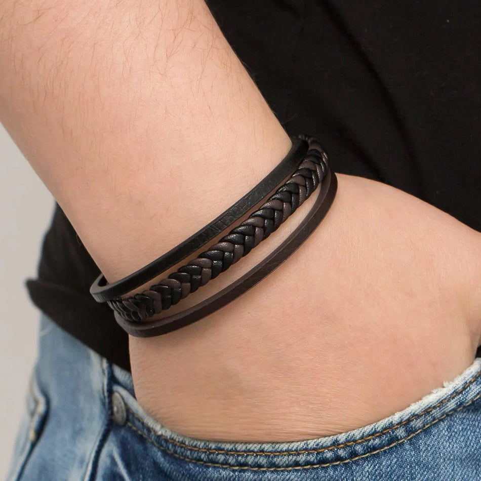 Herren Leder Armband