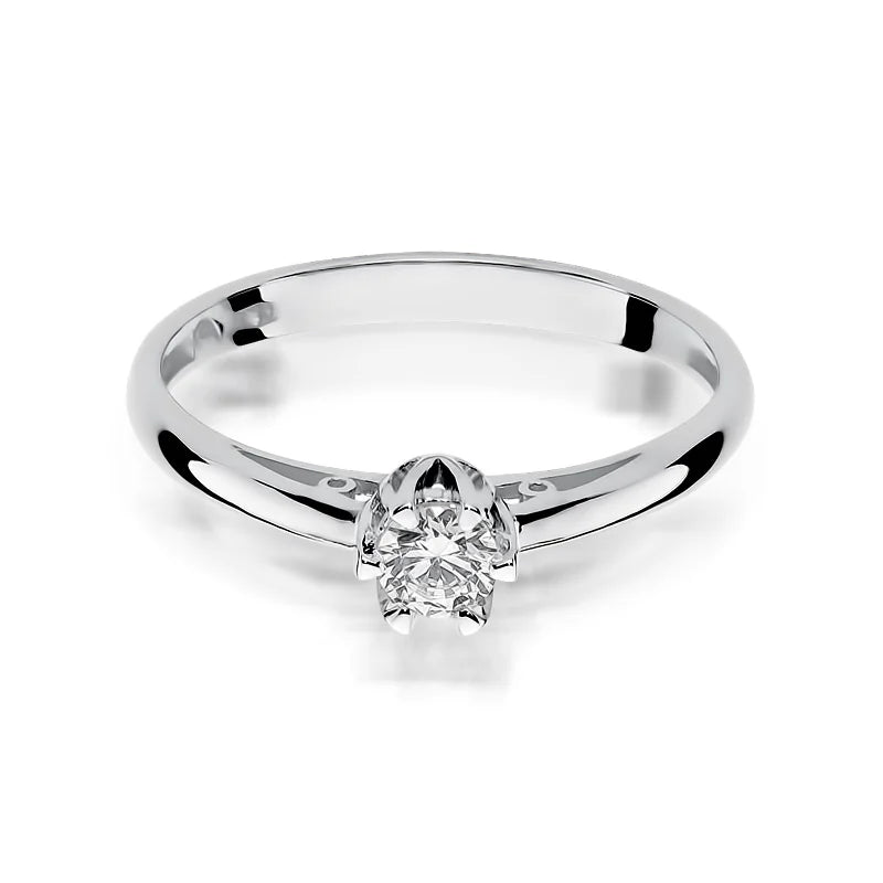 Zlatý prsten s 0,15ct laboratorním diamantem laboratorní diamanty