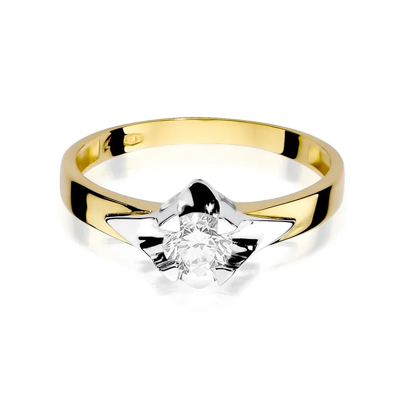 Goldring mit 0,50 ct Diamant
