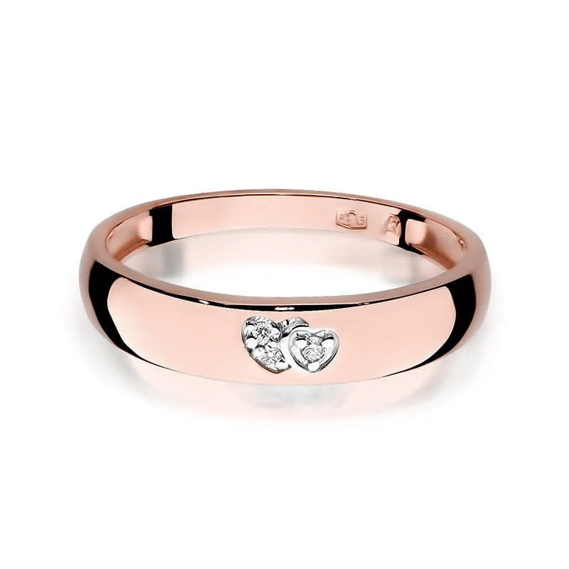 Gold Ring with 0.019ct Diamonds