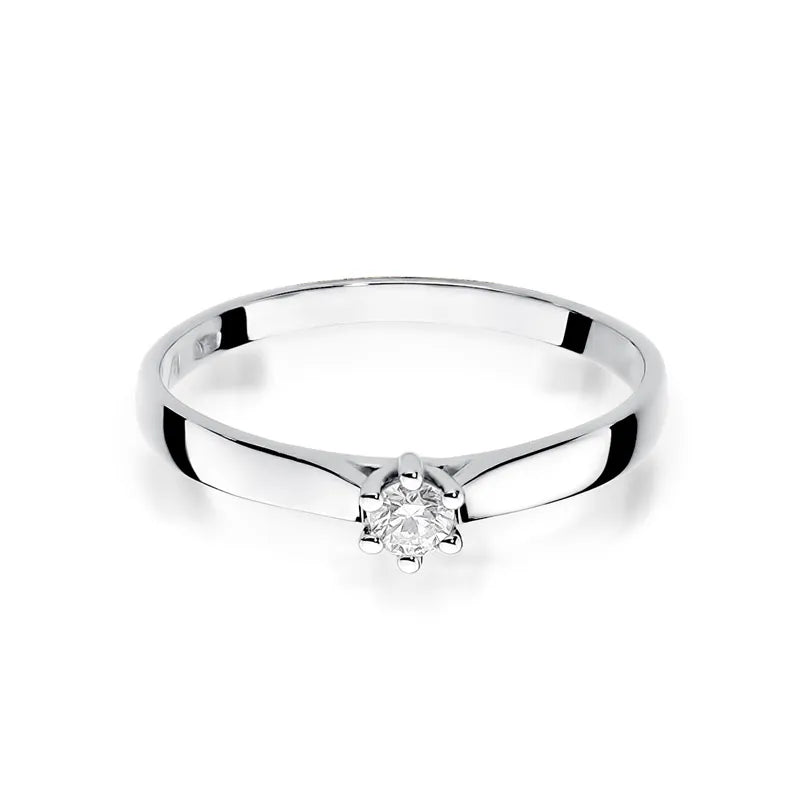 Goldring mit 0,08 ct Diamant