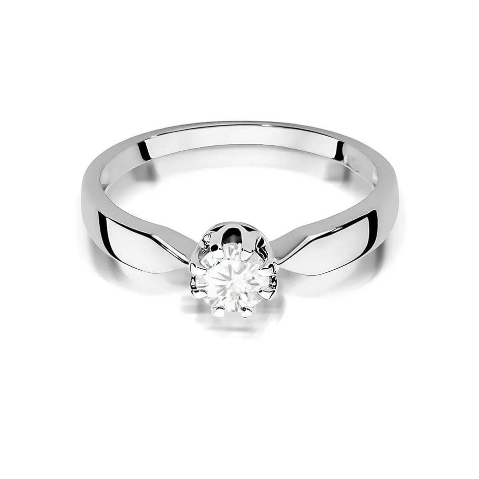 Goldring mit 0,40 ct Diamant