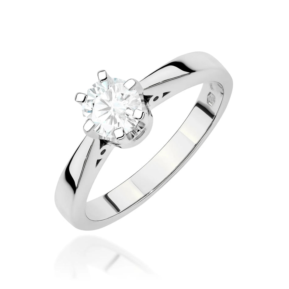 Zlatý prsten s 1.00ct laboratorním diamantem